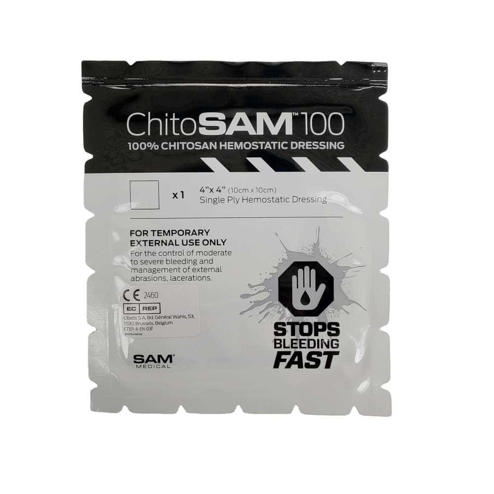 Chitosam 100 hemostaattinen side etupuoli